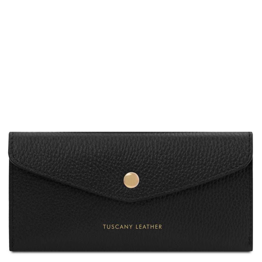 Tuscany Leather Envelope Plånbok #Färg_Svart