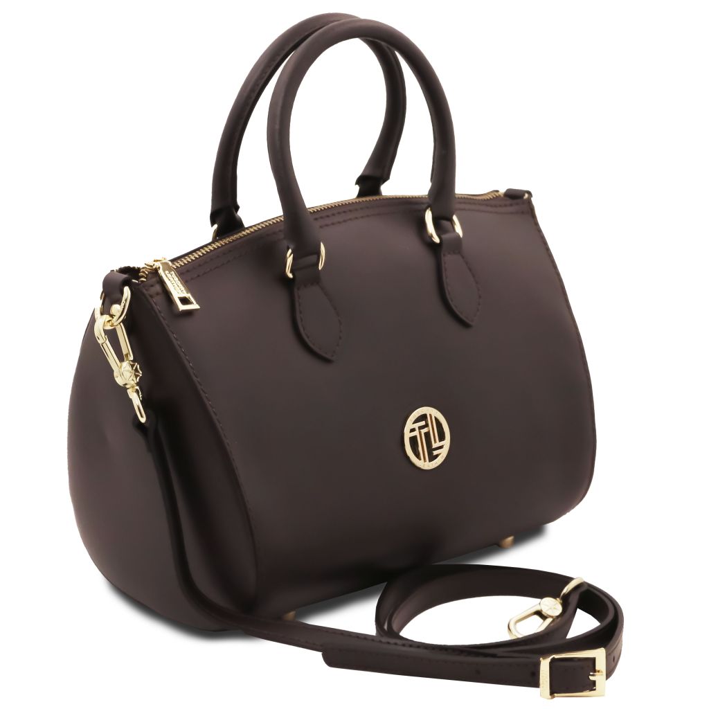 Tuscany Leather Layla Handväska #Färg_Kaffe