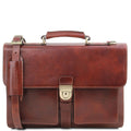Tuscany Leather Assisi Datorväska #Färg_Brun