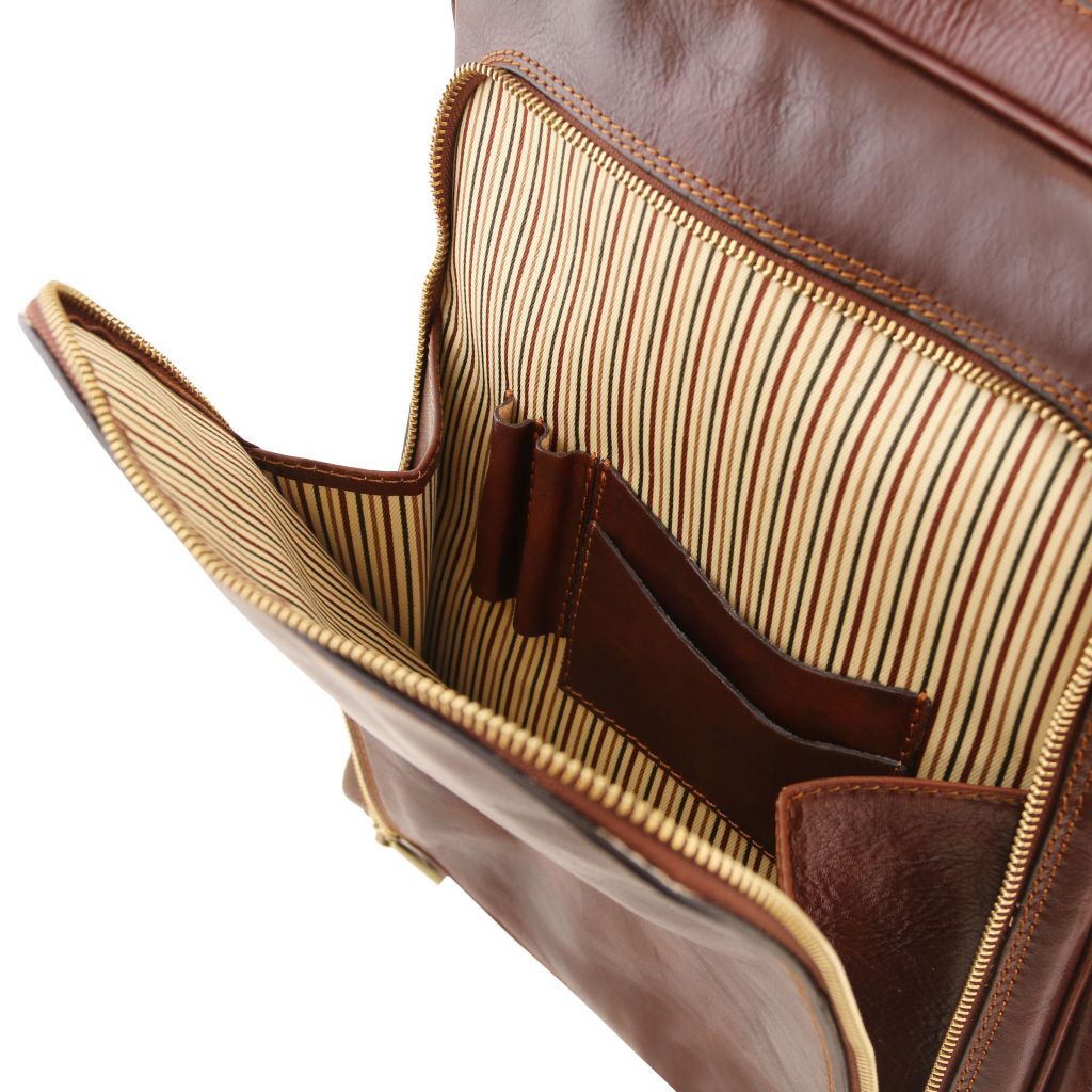Tuscany Leather Bangkok Datorryggsäck #Färg_Brun