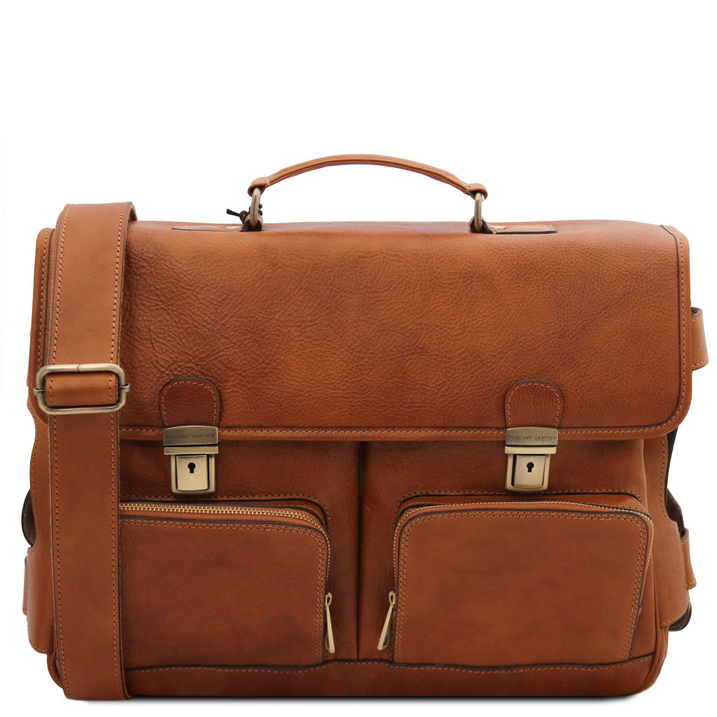 Tuscany Leather Ventimiglia Portfölj #Färg_Cognac