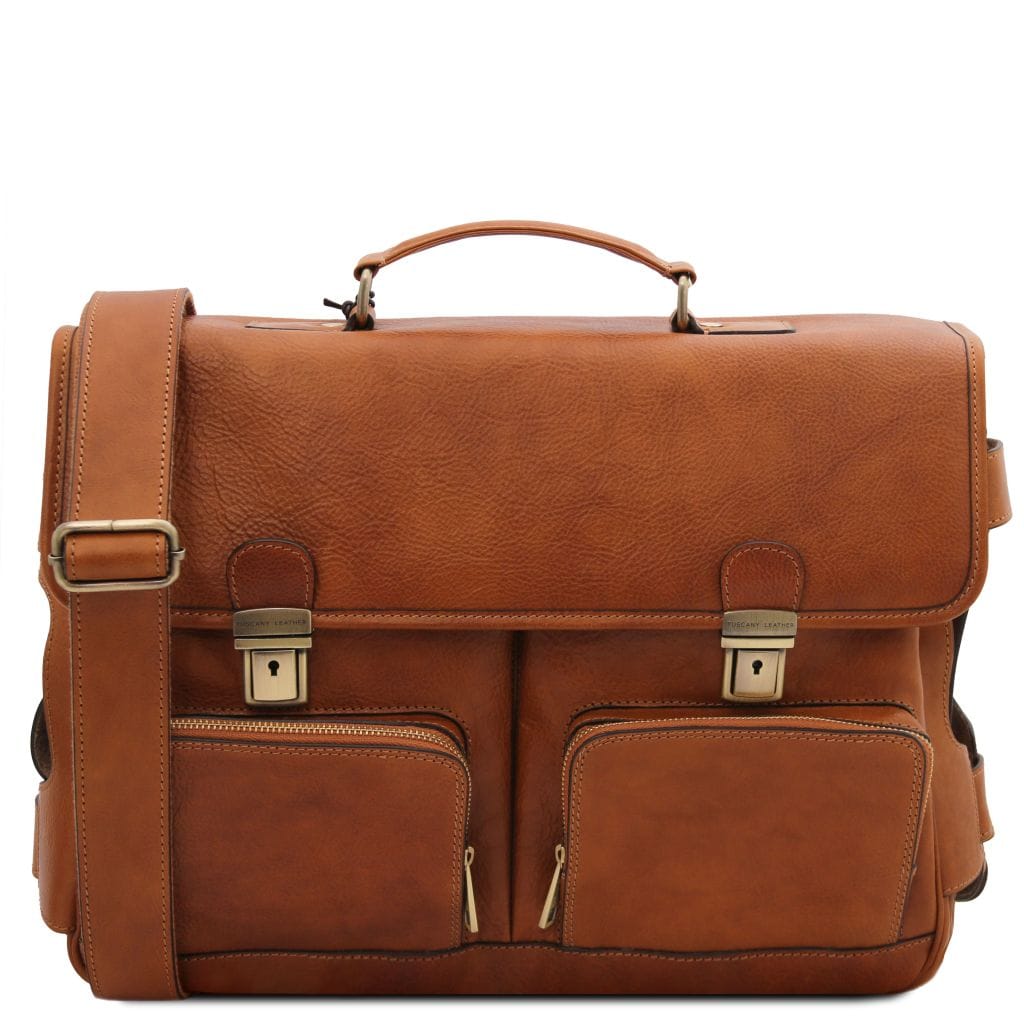 Tuscany Leather Ventimiglia Portfölj #Färg_Cognac