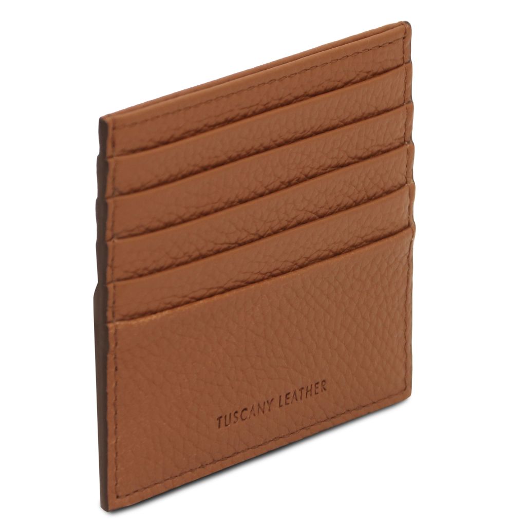Tuscany Leather Card Holder Korthållare #Färg_Cognac