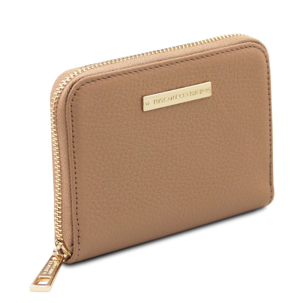Tuscany Leather Kore Plånbok #Färg_Champagne