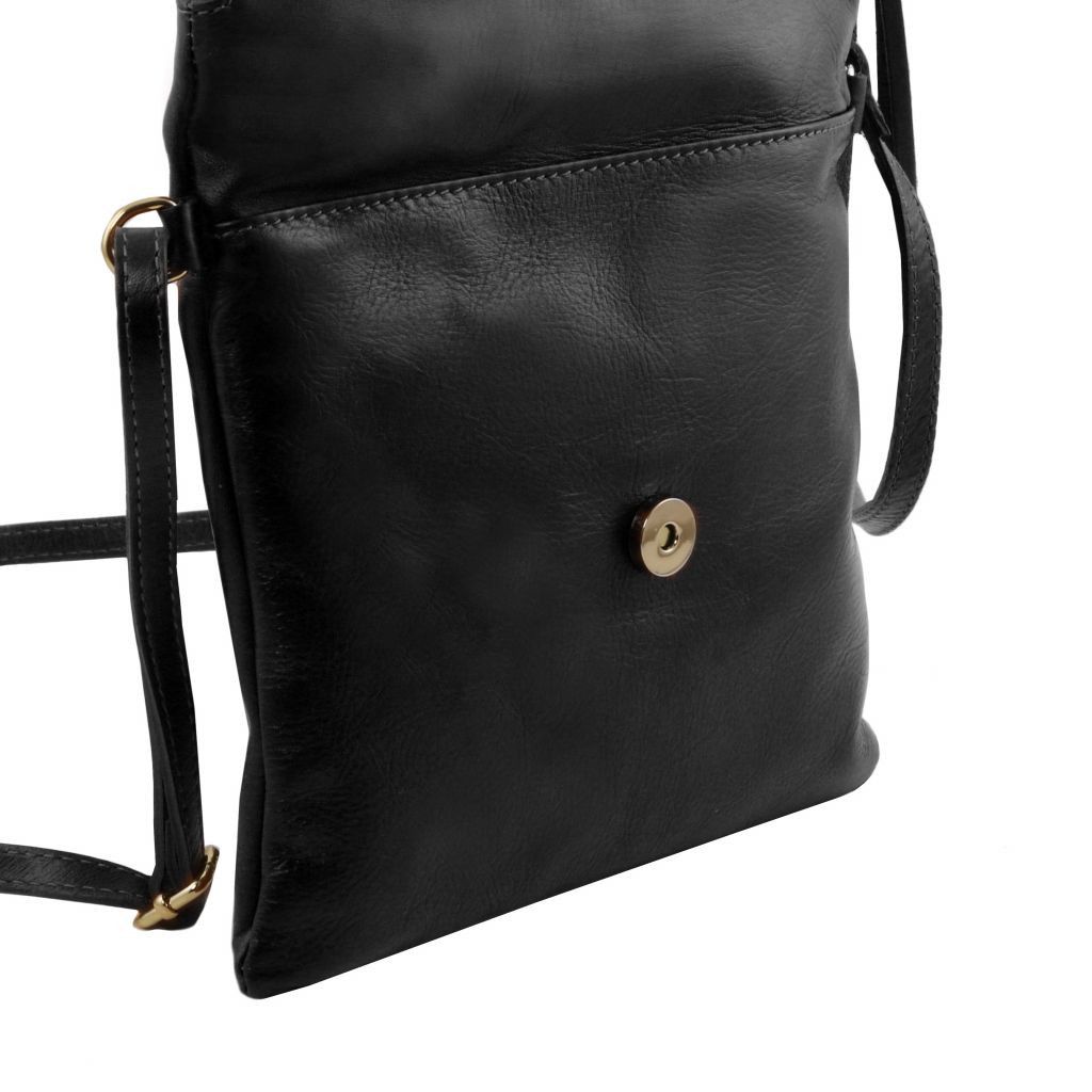 Tuscany Leather TL Young Axelremsväska #Färg_Svart