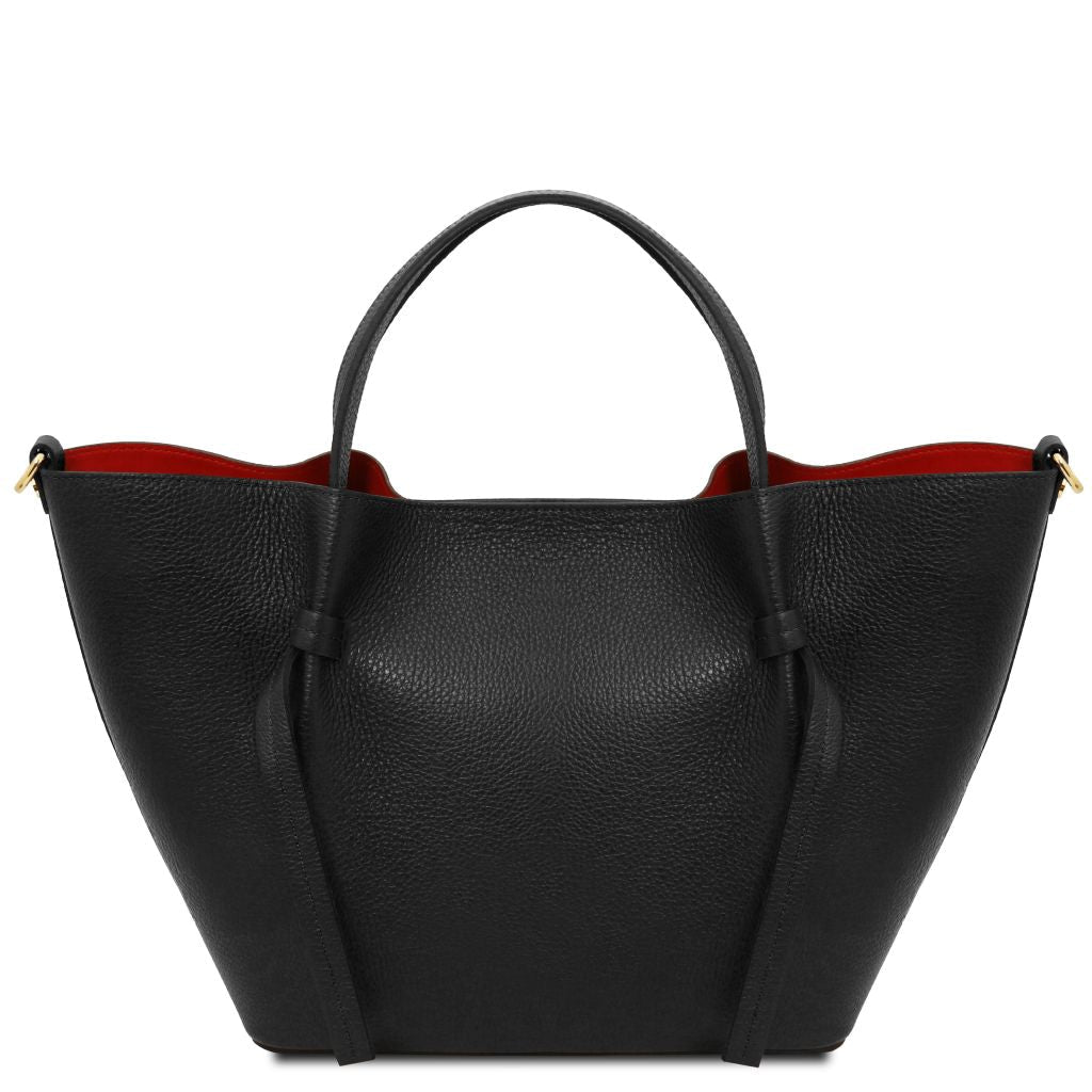 Tuscany Leather Legame L Handväska #Färg_Svart