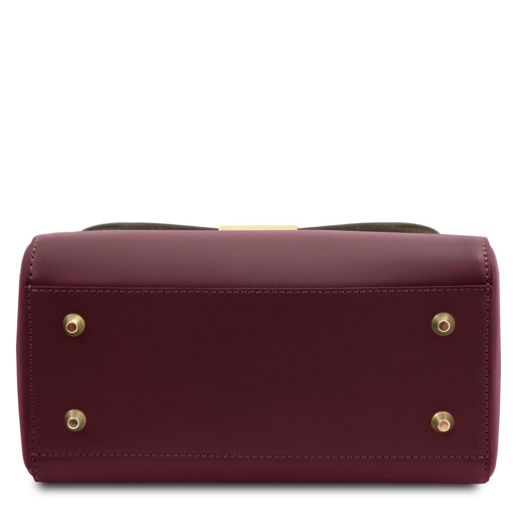 Tuscany Leather Armonia Handväska #Färg_Bordeaux