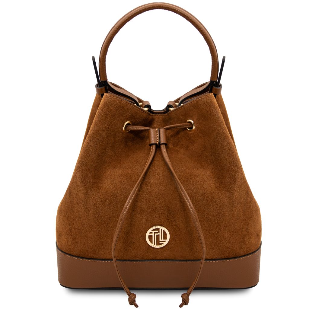 Tuscany Leather Minerva Handväska #Färg_Cognac
