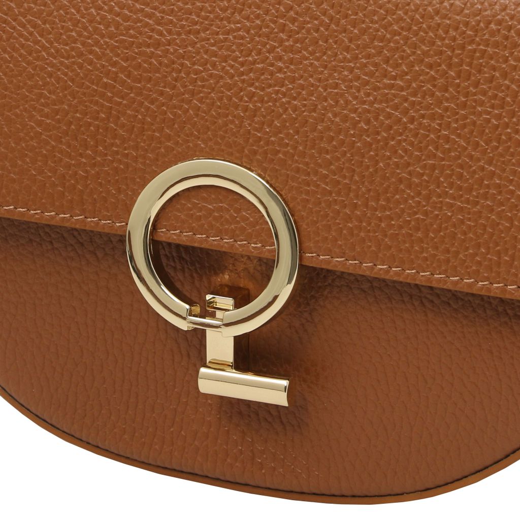 Tuscany Leather Astrea Axelremsväska #Färg_Cognac