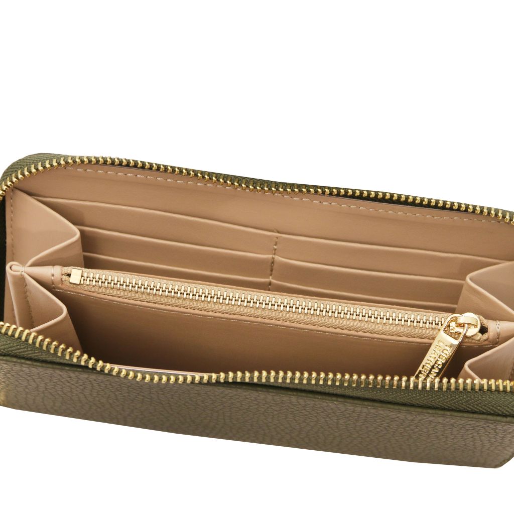 Tuscany Leather Eris Plånbok #Färg_Skogsgrön