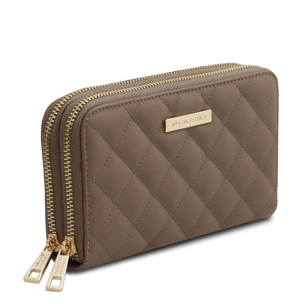 Tuscany Leather Ada Plånbok #Färg_Taupe