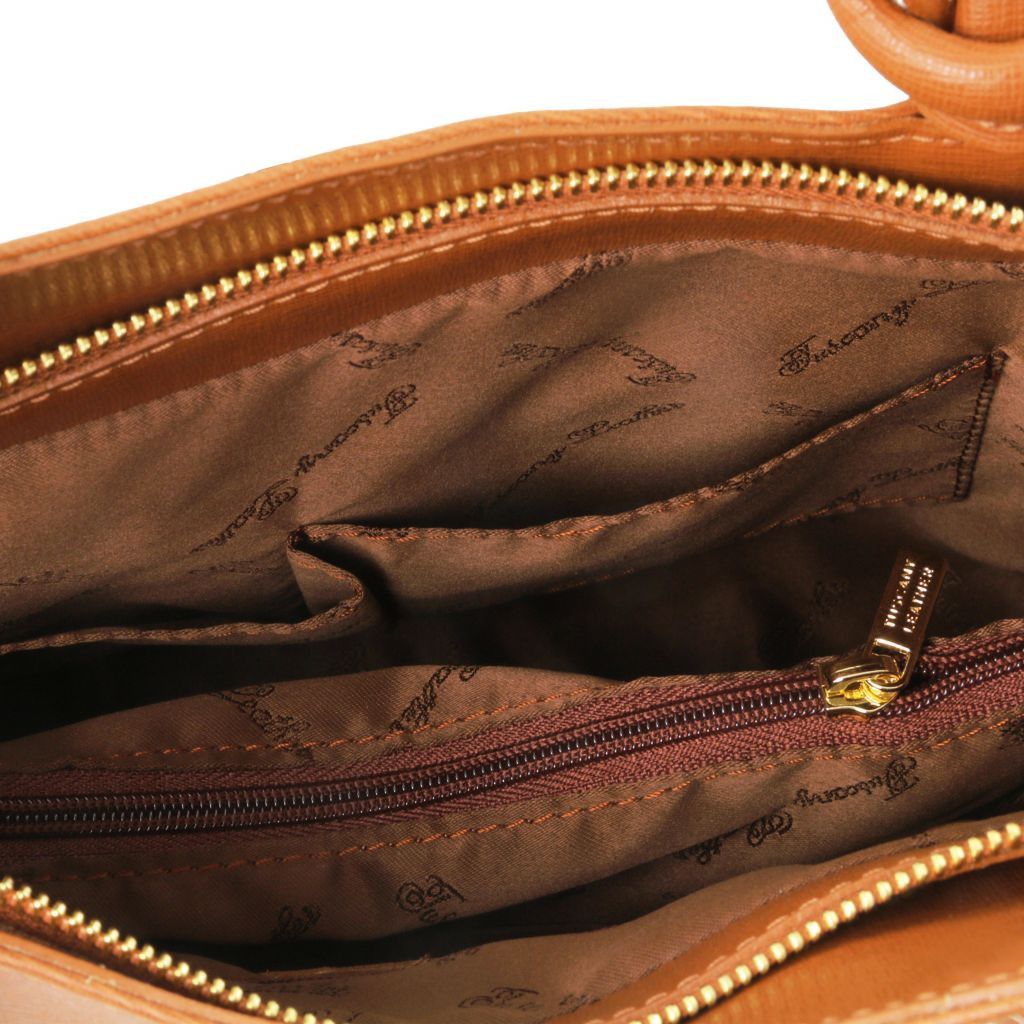 Tuscany Leather Patty Handväska #Färg_Cognac
