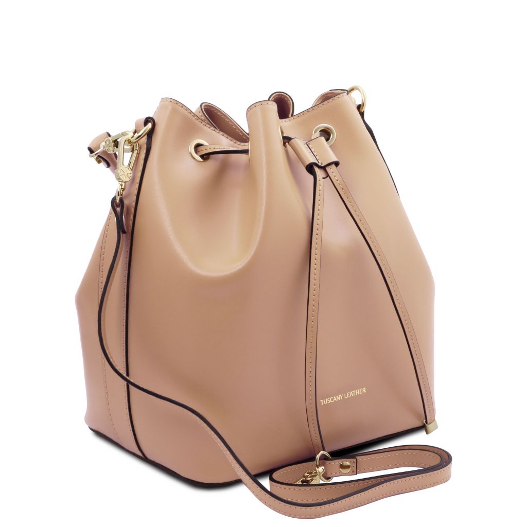 Tuscany Leather Vittoria Handväska #Färg_Champagne