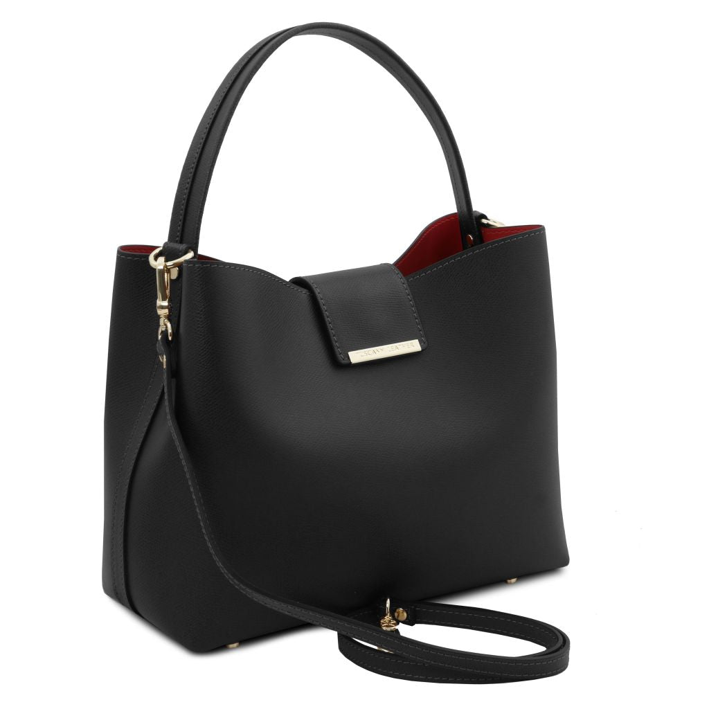Tuscany Leather Clio Handväska #Färg_Svart