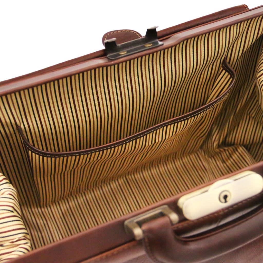 Tuscany Leather Leonardo Doktorsväska #Färg_Brun