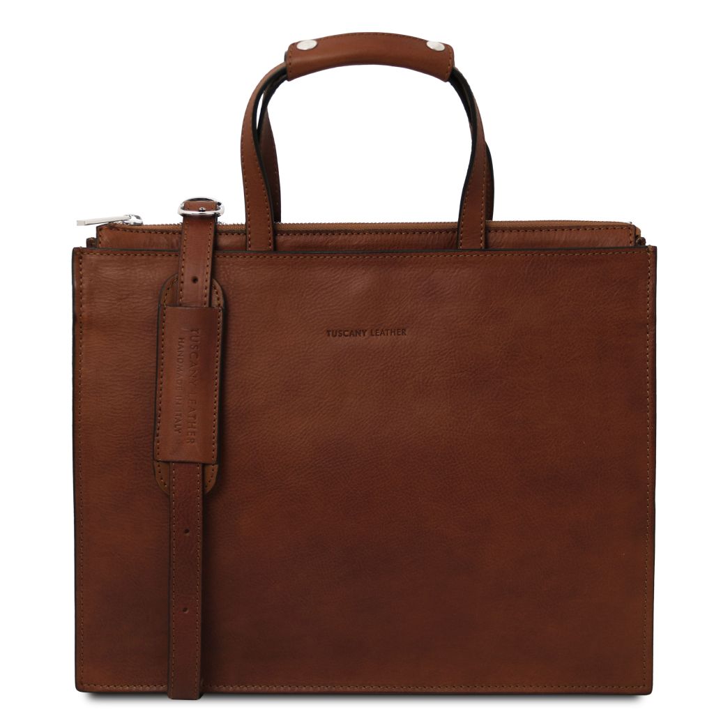 Tuscany Leather Palermo Datorväska #Färg_Brun