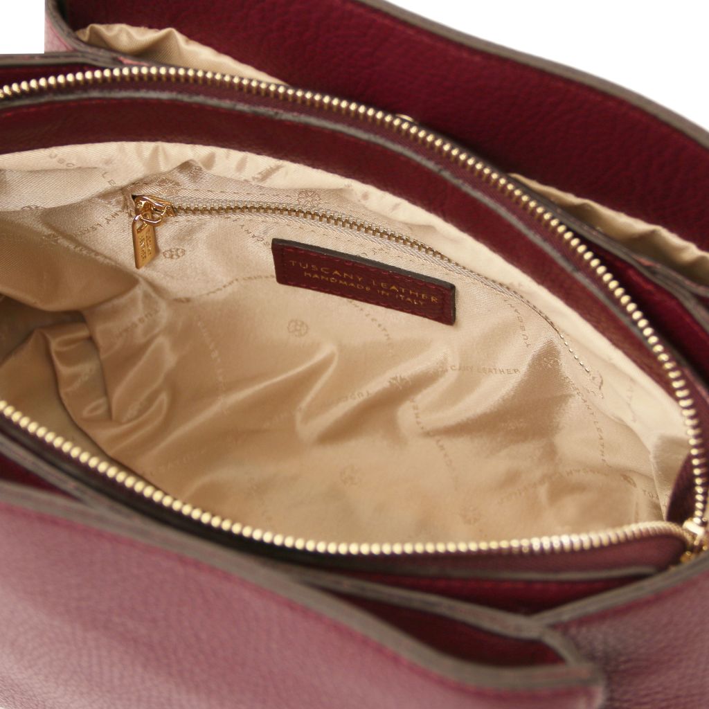 Tuscany Leather Abby Handväska #Färg_Bordeaux