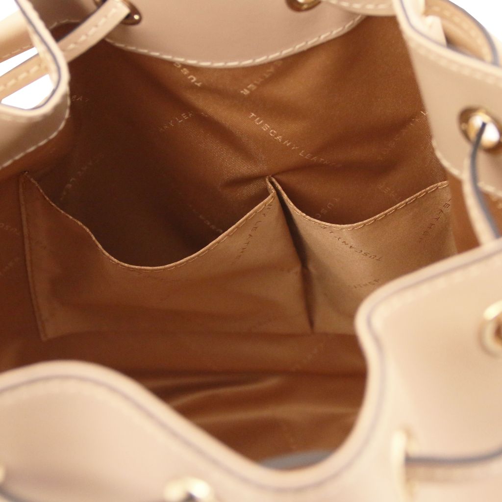 Tuscany Leather Vittoria Handväska #Färg_Champagne