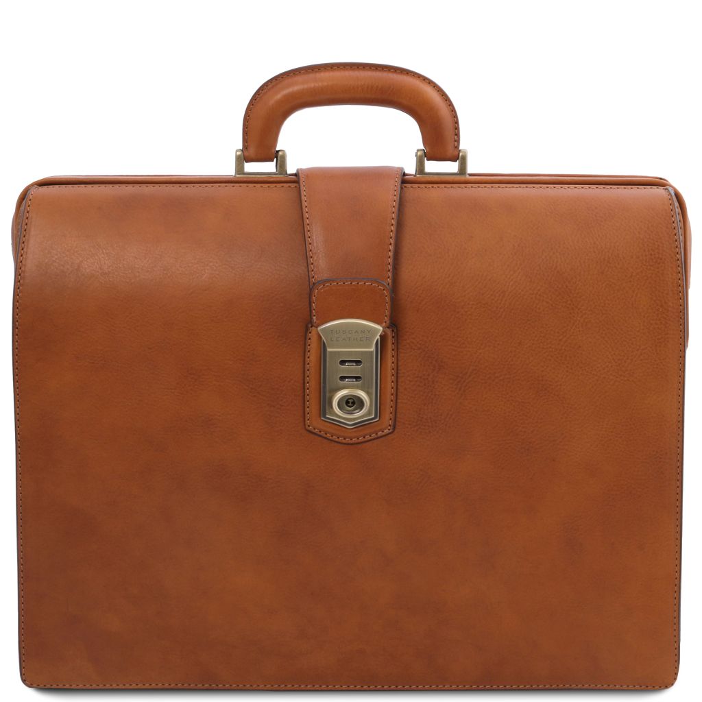Tuscany Leather Canova Datorväska #Färg_Cognac