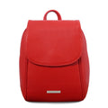 Tuscany Leather TL Bag Ryggsäck #Färg_Läppstift Rött