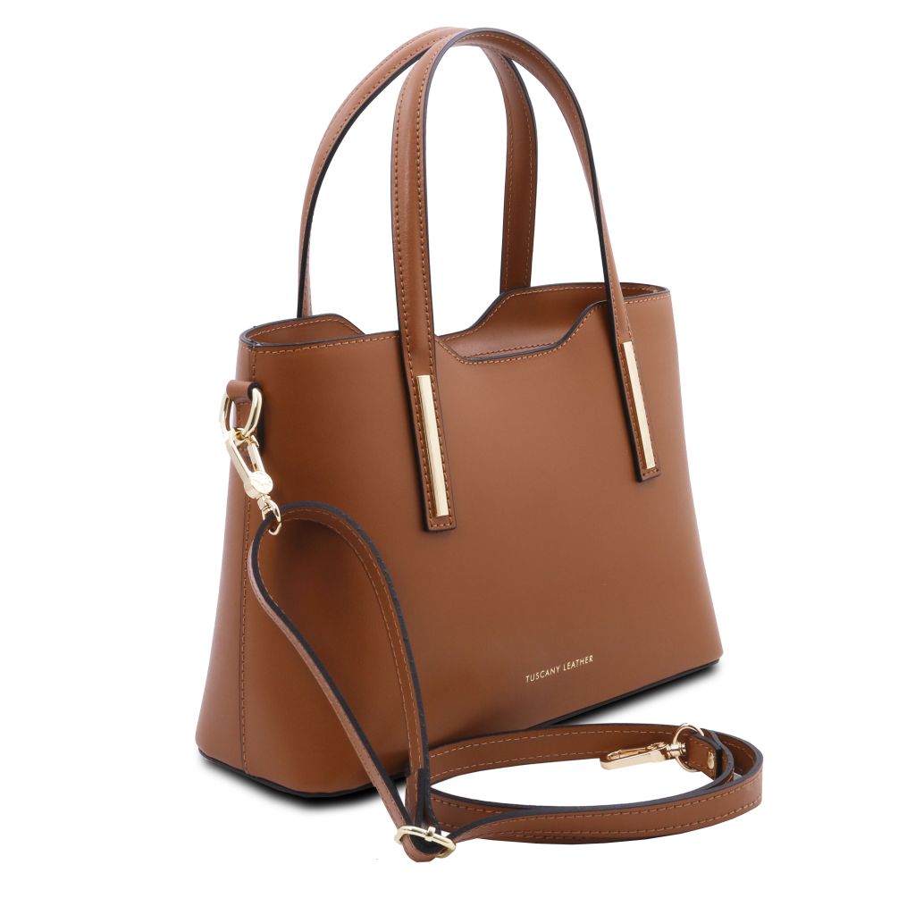 Tuscany Leather Olimpia Handväska #Färg_Cognac