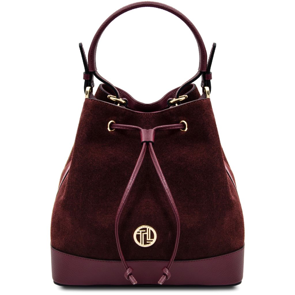 Tuscany Leather Minerva Handväska #Färg_Bordeaux