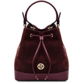 Tuscany Leather Minerva Handväska #Färg_Bordeaux