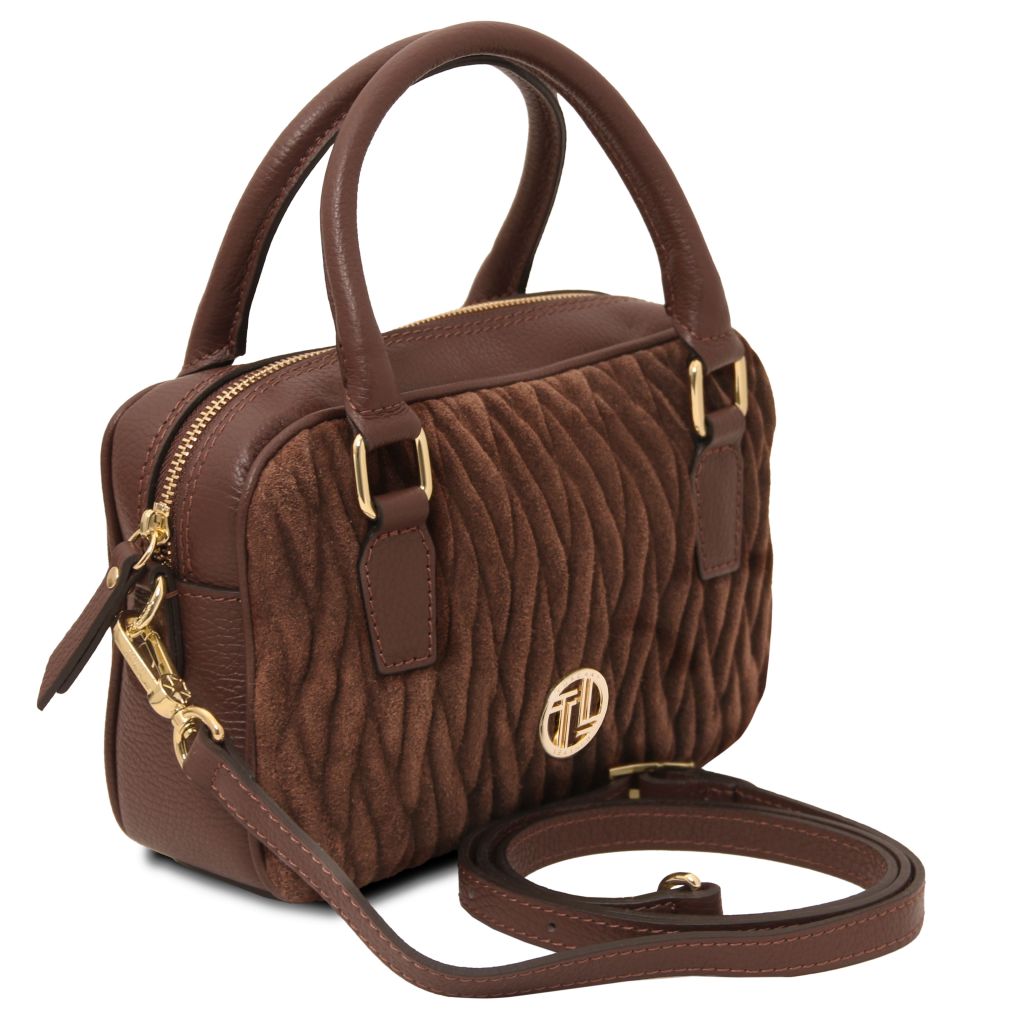Tuscany Leather Chantilly Handväska #Färg_Kaffe