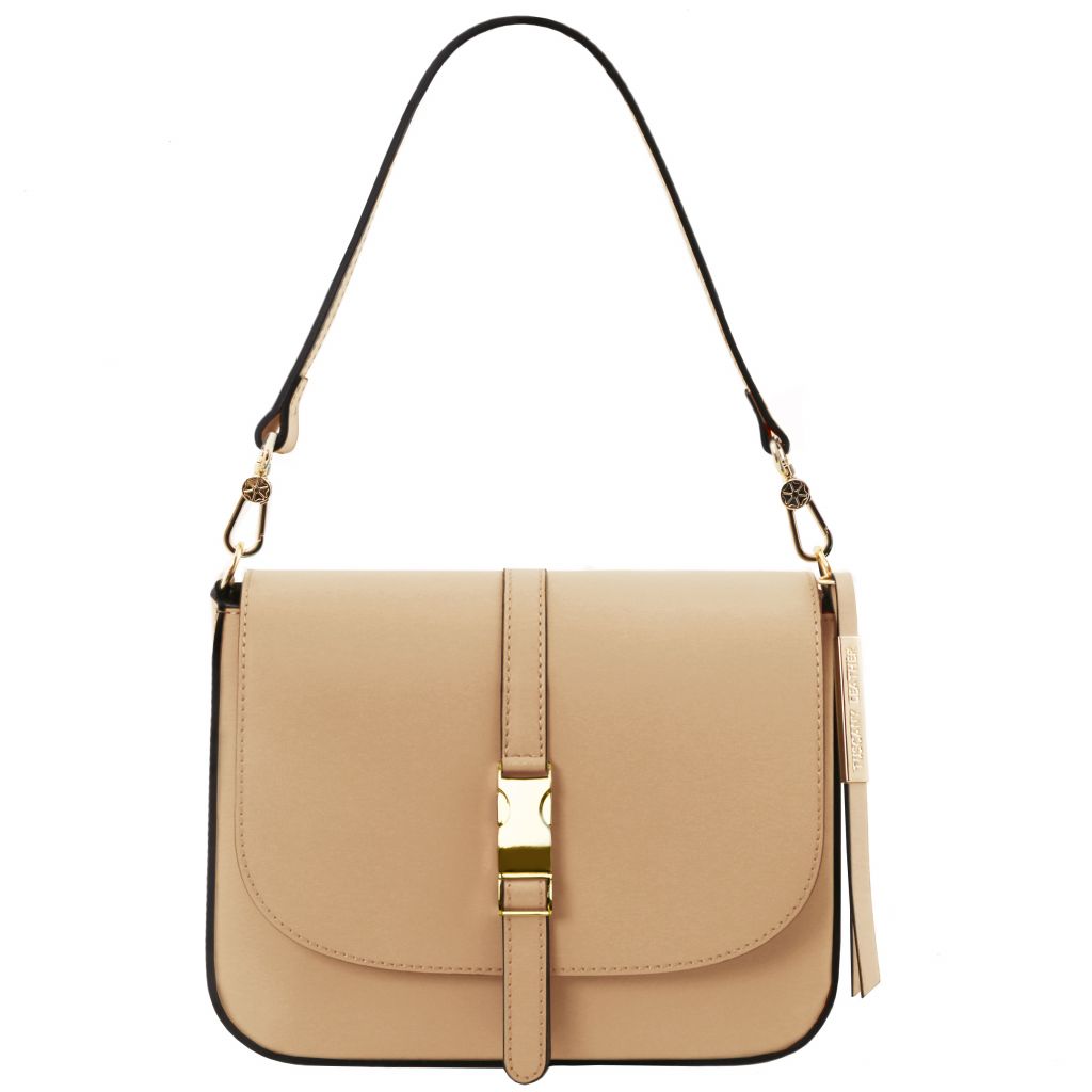 Tuscany Leather Nausica Handväska #Färg_Champagne