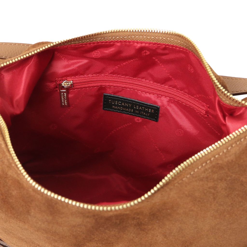 Tuscany Leather Sierra Axelväska #Färg_Cognac