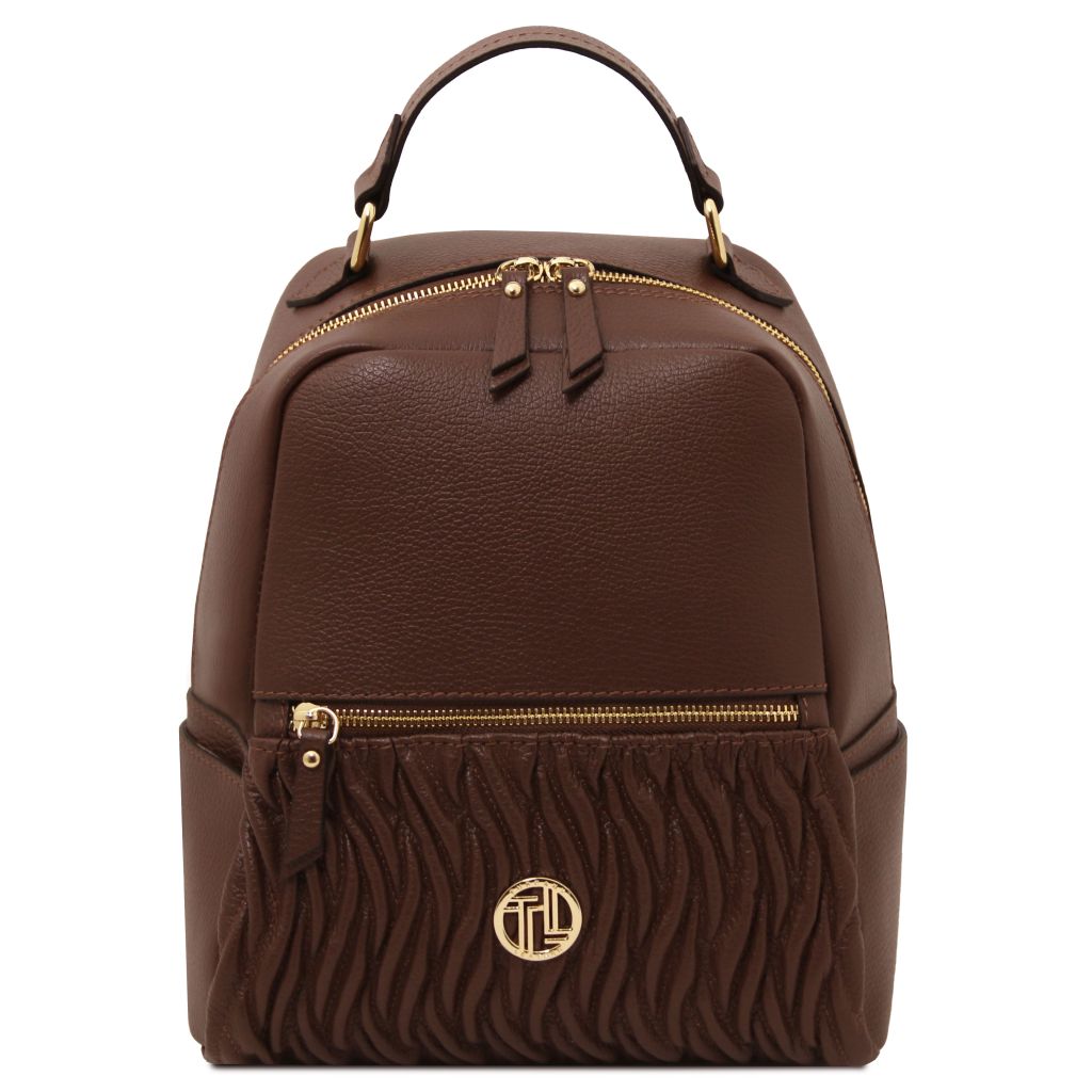 Tuscany Leather Chantilly Ryggsäck #Färg_Kaffe