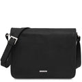 Tuscany Leather TL Messenger Axelremsväska #Färg_Svart