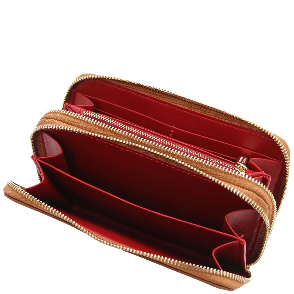 Tuscany Leather Mira Plånbok #Färg_Cognac