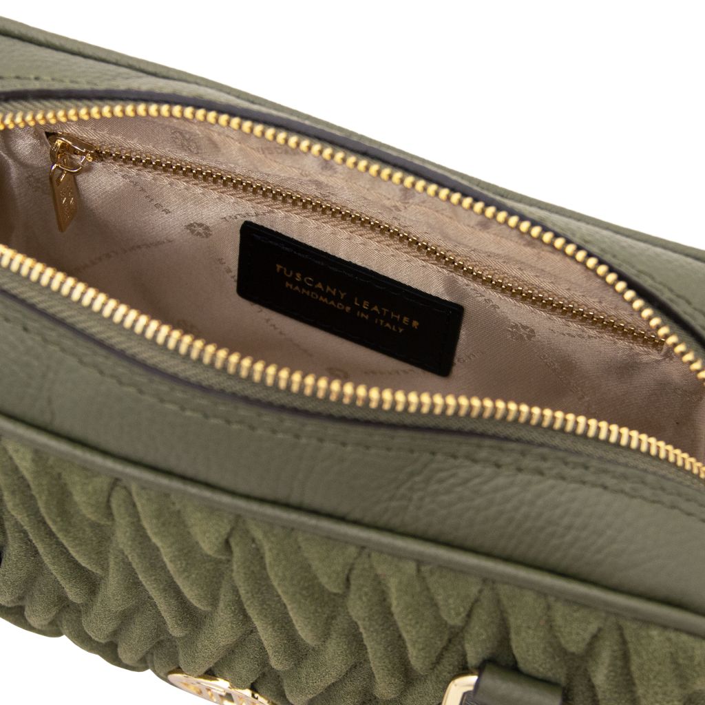 Tuscany Leather Chantilly Handväska #Färg_Skogsgrön