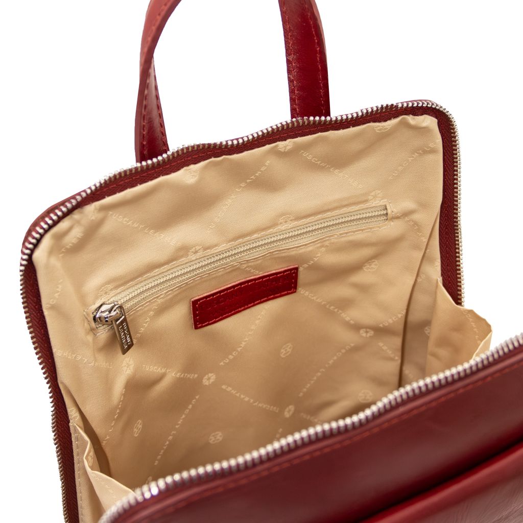 Tuscany Leather Paris Ryggsäck #Färg_Röd