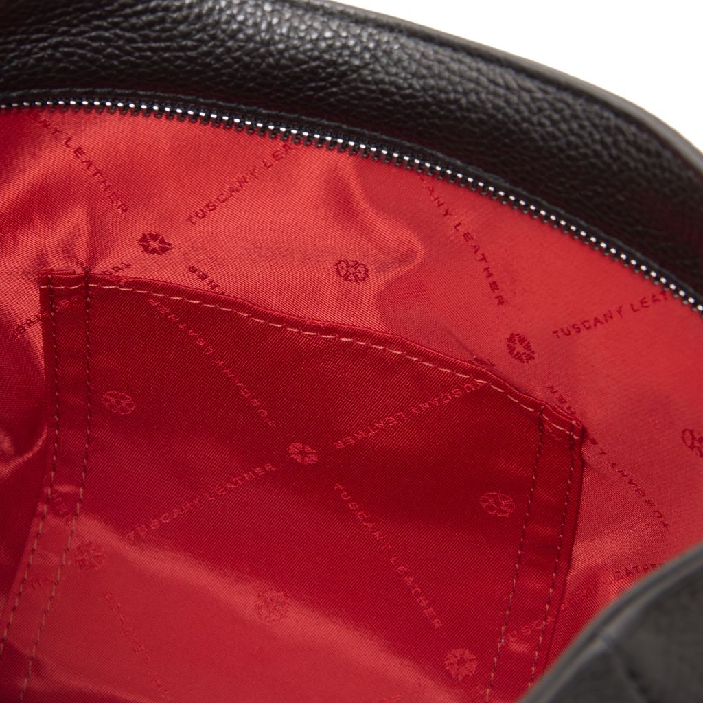 Tuscany Leather Brenda Handväska #Färg_Svart