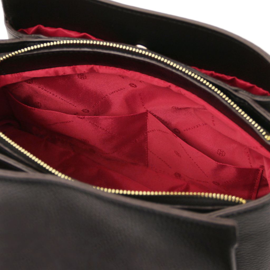 Tuscany Leather Abby Handväska #Färg_Svart