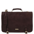 Tuscany Leather Ancona Datorväska #Färg_Mörkbrun