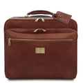 Tuscany Leather Varsavia Pilotväska #Färg_Brun