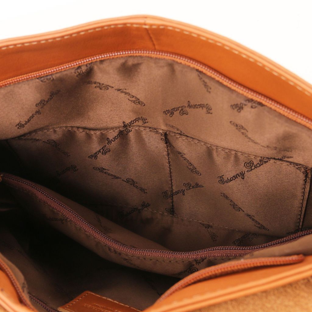 Tuscany Leather TL Bag Axelväska #Färg_Cognac