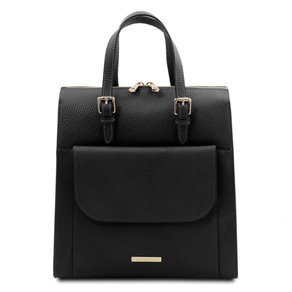 Tuscany Leather TL Bag Ryggsäck #Färg_Svart