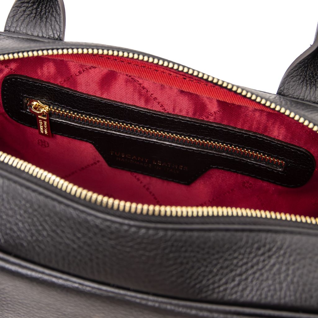 Tuscany Leather Stephany Handväska #Färg_Svart