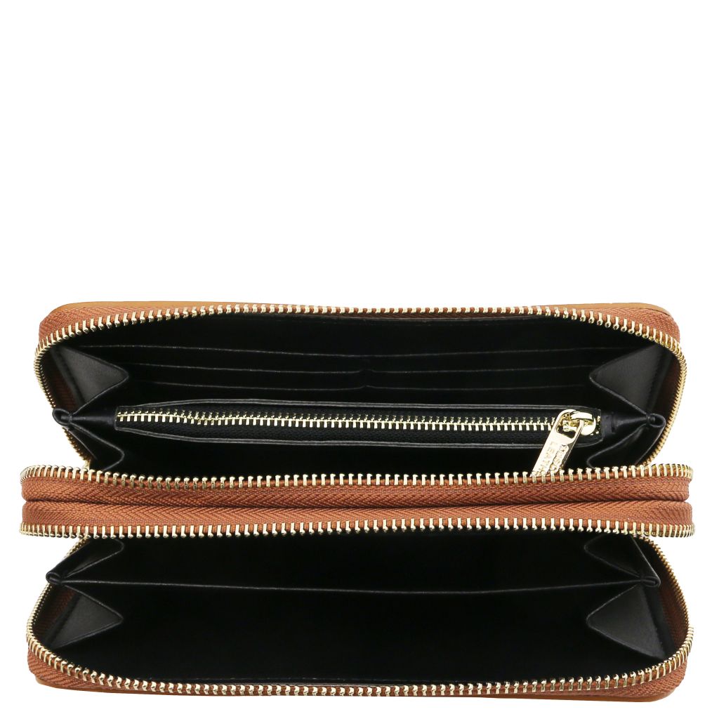 Tuscany Leather Gaia Plånbok #Färg_Cognac