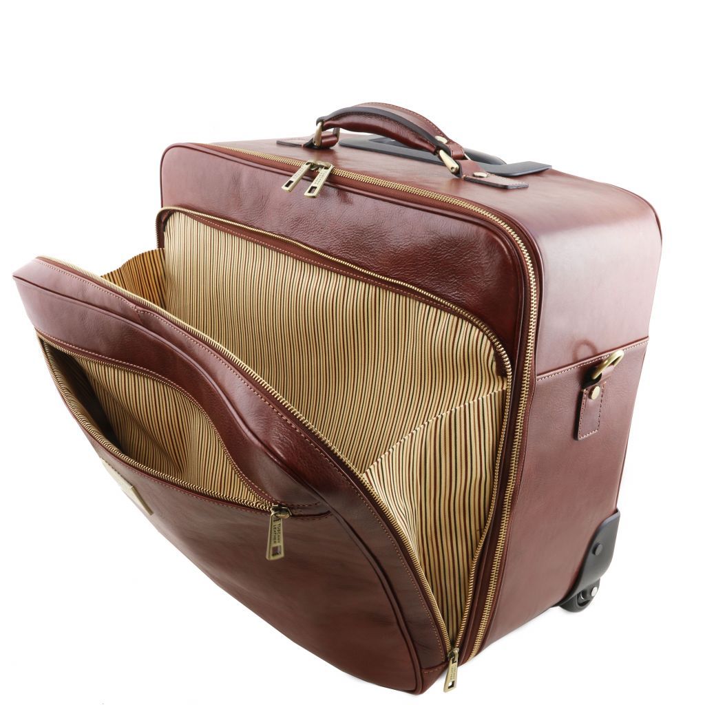 Tuscany Leather Varsavia Pilotväska #Färg_Cognac
