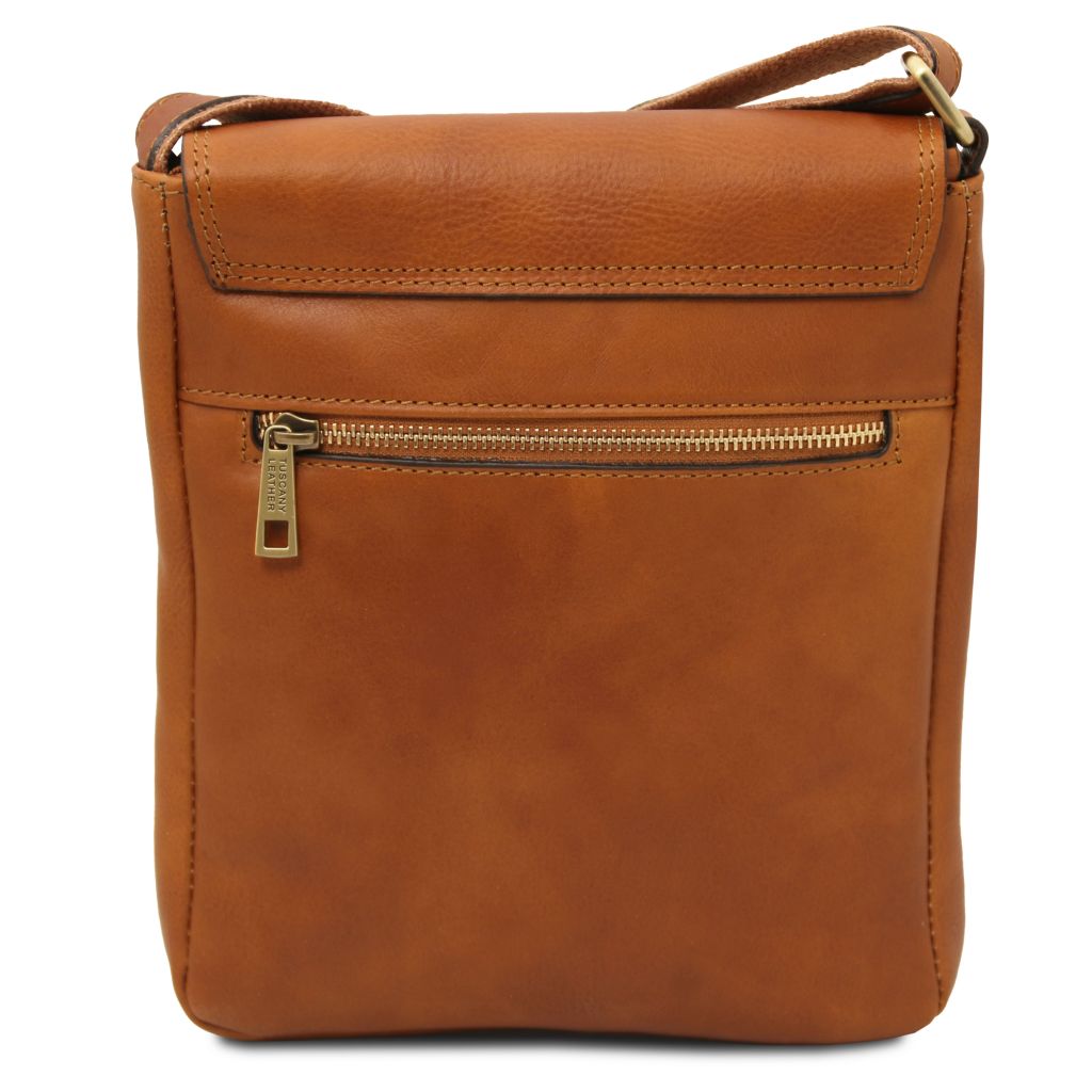Tuscany Leather John Axelremsväska #Färg_Cognac