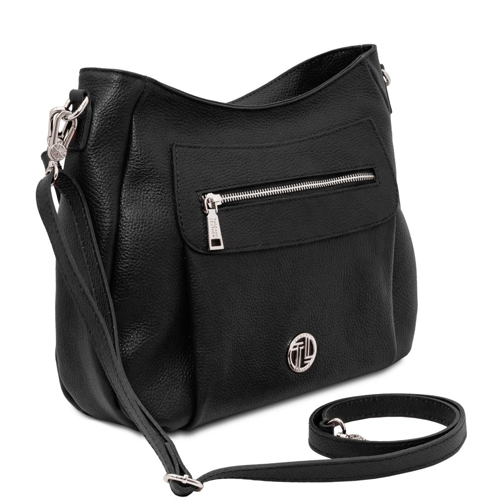 Tuscany Leather Brenda Handväska #Färg_Svart