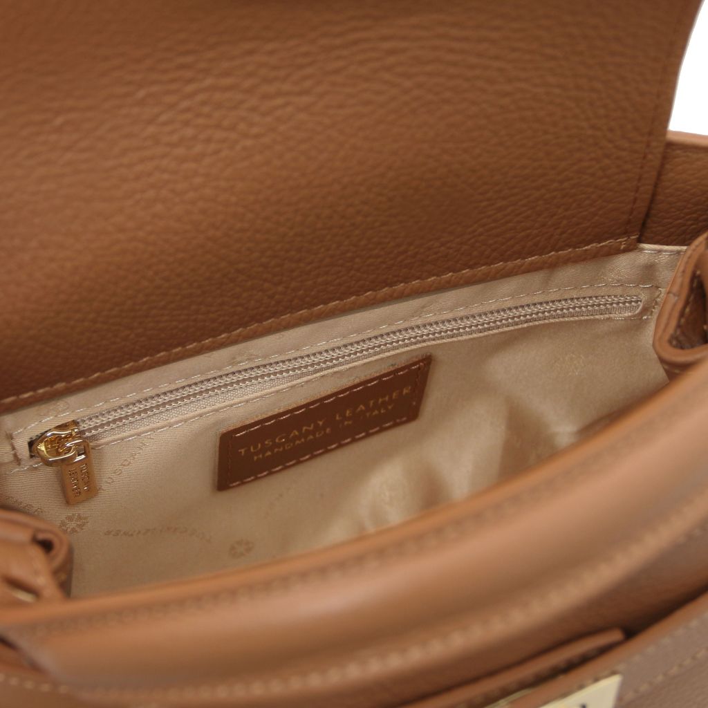 Tuscany Leather Maisy Handväska #Färg_Caramel Brun
