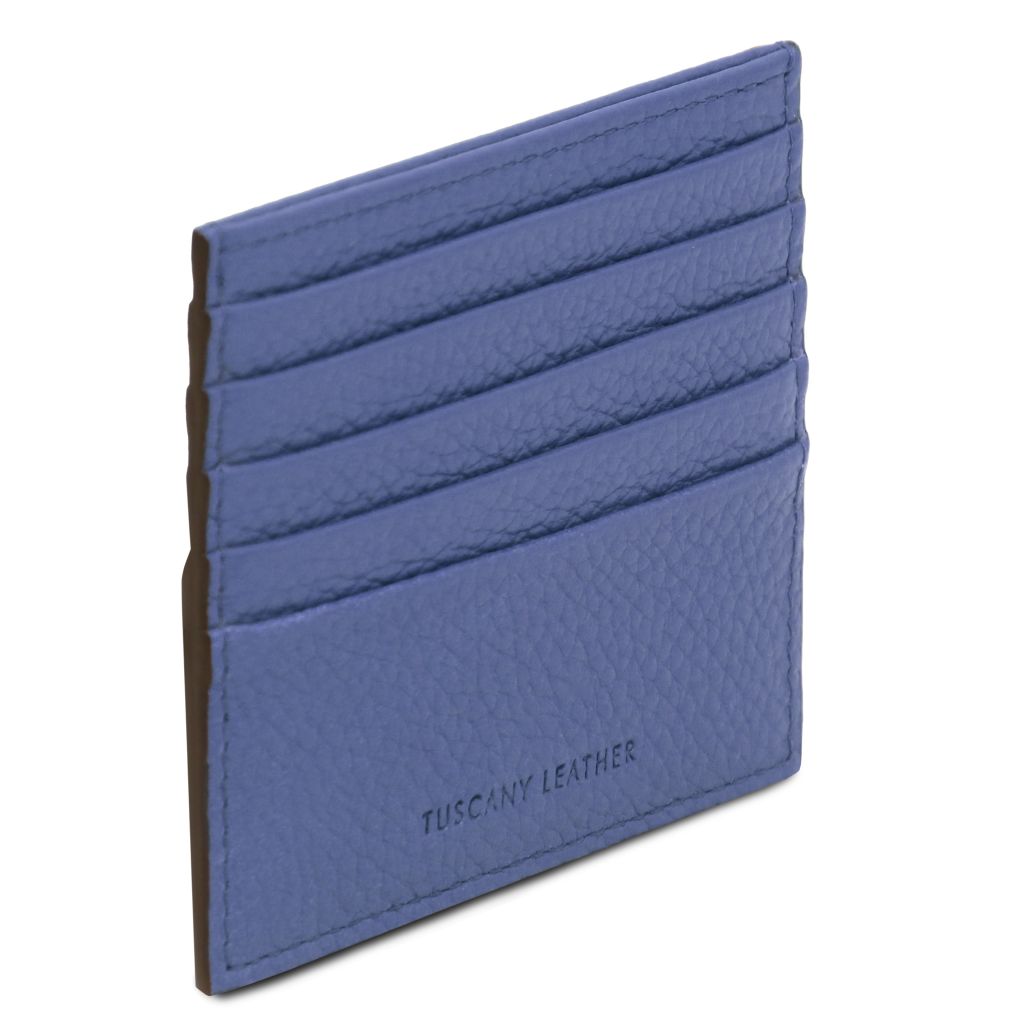 Tuscany Leather Card Holder Korthållare #Färg_Blå
