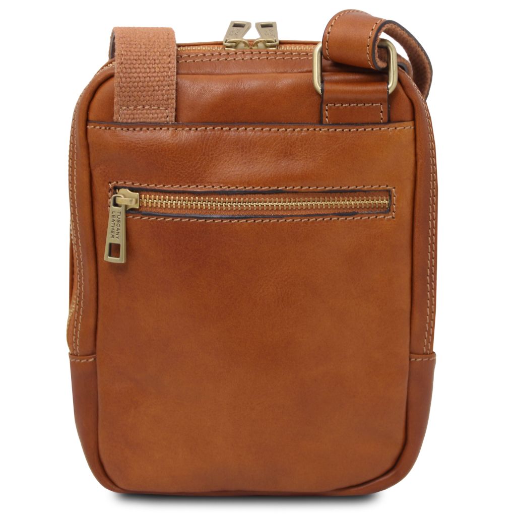 Tuscany Leather Mark Axelremsväska #Färg_Cognac