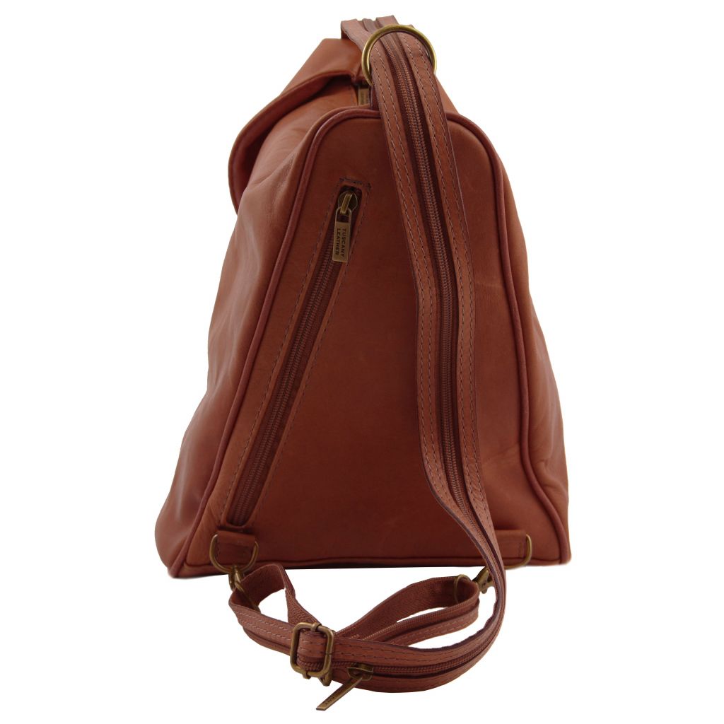 Tuscany Leather Delhi Ryggsäck #Färg_Cognac